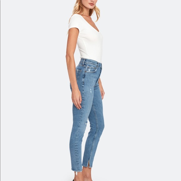 Agolde Nico High Rise Ankle Cut Slim Fit Jeans - Picture 6 of 9